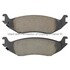 1003-0898C by MPA ELECTRICAL - Quality-Built Disc Brake Pad Set - Black Series, Ceramic, with Hardware