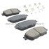 1003-0906AC by MPA ELECTRICAL - Quality-Built Disc Brake Pad Set - Black Series, Ceramic, with Hardware