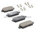 1003-0905C by MPA ELECTRICAL - Quality-Built Disc Brake Pad Set - Black Series, Ceramic, with Hardware