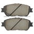 1003-0906C by MPA ELECTRICAL - Quality-Built Disc Brake Pad Set - Black Series, Ceramic, with Hardware