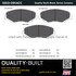 1003-0914CC by MPA ELECTRICAL - Quality-Built Disc Brake Pad Set - Black Series, Ceramic, with Hardware