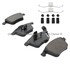 1003-0915CM by MPA ELECTRICAL - Quality-Built Black Series Semi-Metallic Brake Pads w/ Hardware