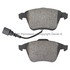 1003-0915CM by MPA ELECTRICAL - Quality-Built Black Series Semi-Metallic Brake Pads w/ Hardware