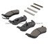 1003-0932C by MPA ELECTRICAL - Quality-Built Disc Brake Pad Set - Black Series, Ceramic, with Hardware