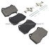 1003-0960C by MPA ELECTRICAL - Quality-Built Black Series Ceramic Brake Pads w/ Hardware