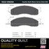 1003-0965M by MPA ELECTRICAL - Quality-Built Disc Brake Pad Set - Black Series, Semi-Metallic, with Hardware