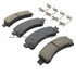 1003-0974C by MPA ELECTRICAL - Quality-Built Disc Brake Pad Set - Black Series, Ceramic, with Hardware