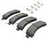 1003-0974AM by MPA ELECTRICAL - Quality-Built Disc Brake Pad Set - Black Series, Semi-Metallic, with Hardware