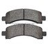 1003-0974AM by MPA ELECTRICAL - Quality-Built Disc Brake Pad Set - Black Series, Semi-Metallic, with Hardware