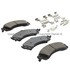 1003-0975C by MPA ELECTRICAL - Quality-Built Disc Brake Pad Set - Black Series, Ceramic, with Hardware