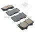 1003-0976AC by MPA ELECTRICAL - Quality-Built Disc Brake Pad Set - Black Series, Ceramic, with Hardware