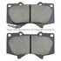 1003-0976C by MPA ELECTRICAL - Quality-Built Disc Brake Pad Set - Black Series, Ceramic, with Hardware