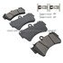 1003-0977M by MPA ELECTRICAL - Quality-Built Disc Brake Pad Set - Black Series, Semi-Metallic, with Hardware