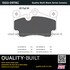 1003-0978C by MPA ELECTRICAL - Quality-Built Black Series Ceramic Brake Pads w/ Hardware