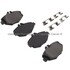 1003-0987C by MPA ELECTRICAL - Quality-Built Disc Brake Pad Set - Black Series, Ceramic, with Hardware