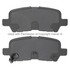 1003-0999C by MPA ELECTRICAL - Quality-Built Disc Brake Pad Set - Black Series, Ceramic, with Hardware