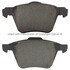 1003-1003M by MPA ELECTRICAL - Quality-Built Black Series Semi-Metallic Brake Pads w/ Hardware