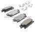 1003-1020C by MPA ELECTRICAL - Quality-Built Disc Brake Pad Set - Black Series, Ceramic, with Hardware