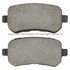 1003-1021C by MPA ELECTRICAL - Quality-Built Disc Brake Pad Set - Black Series, Ceramic, with Hardware