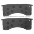 1003-1032M by MPA ELECTRICAL - Quality-Built Disc Brake Pad Set - Black Series, Semi-Metallic, with Hardware