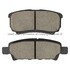 1003-1037C by MPA ELECTRICAL - Quality-Built Disc Brake Pad Set - Black Series, Ceramic, with Hardware