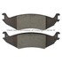 1003-1046M by MPA ELECTRICAL - Quality-Built Black Series Semi-Metallic Brake Pads w/ Hardware