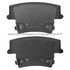 1003-1057C by MPA ELECTRICAL - Quality-Built Disc Brake Pad Set - Black Series, Ceramic, with Hardware