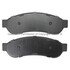 1003-1067M by MPA ELECTRICAL - Quality-Built Disc Brake Pad Set - Black Series, Semi-Metallic, with Hardware