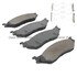 1003-1066M by MPA ELECTRICAL - Quality-Built Disc Brake Pad Set - Black Series, Semi-Metallic, with Hardware