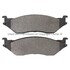 1003-1066M by MPA ELECTRICAL - Quality-Built Disc Brake Pad Set - Black Series, Semi-Metallic, with Hardware