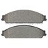 1003-1070C by MPA ELECTRICAL - Quality-Built Disc Brake Pad Set - Black Series, Ceramic, with Hardware