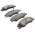 1003-1074C by MPA ELECTRICAL - Quality-Built Disc Brake Pad Set - Black Series, Ceramic, with Hardware