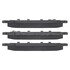 1003-1075C by MPA ELECTRICAL - Quality-Built Disc Brake Pad Set - Black Series, Ceramic, with Hardware