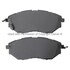 1003-1078C by MPA ELECTRICAL - Quality-Built Disc Brake Pad Set - Black Series, Ceramic, with Hardware