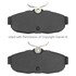 1003-1082C by MPA ELECTRICAL - Quality-Built Disc Brake Pad Set - Black Series, Ceramic, with Hardware