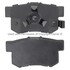 1003-1086C by MPA ELECTRICAL - Quality-Built Disc Brake Pad Set - Black Series, Ceramic, with Hardware