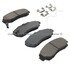 1003-1089C by MPA ELECTRICAL - Quality-Built Disc Brake Pad Set - Black Series, Ceramic, with Hardware