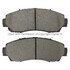 1003-1089C by MPA ELECTRICAL - Quality-Built Disc Brake Pad Set - Black Series, Ceramic, with Hardware