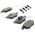 1003-1106C by MPA ELECTRICAL - Quality-Built Disc Brake Pad Set - Black Series, Ceramic, with Hardware