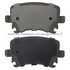 1003-1108C by MPA ELECTRICAL - Quality-Built Disc Brake Pad Set - Black Series, Ceramic, with Hardware