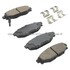 1003-1114C by MPA ELECTRICAL - Quality-Built Disc Brake Pad Set - Black Series, Ceramic, with Hardware