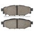 1003-1114C by MPA ELECTRICAL - Quality-Built Disc Brake Pad Set - Black Series, Ceramic, with Hardware