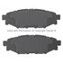 1003-1114C by MPA ELECTRICAL - Quality-Built Disc Brake Pad Set - Black Series, Ceramic, with Hardware