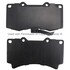 1003-1119C by MPA ELECTRICAL - Quality-Built Disc Brake Pad Set - Black Series, Ceramic, with Hardware