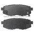 1003-1124C by MPA ELECTRICAL - Quality-Built Disc Brake Pad Set - Black Series, Ceramic, with Hardware