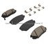 1003-1125C by MPA ELECTRICAL - Quality-Built Disc Brake Pad Set - Black Series, Ceramic, with Hardware