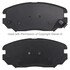 1003-1125C by MPA ELECTRICAL - Quality-Built Disc Brake Pad Set - Black Series, Ceramic, with Hardware