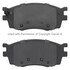 1003-1156C by MPA ELECTRICAL - Quality-Built Disc Brake Pad Set - Black Series, Ceramic, with Hardware