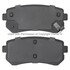 1003-1157C by MPA ELECTRICAL - Quality-Built Disc Brake Pad Set - Black Series, Ceramic, with Hardware