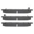 1003-1164C by MPA ELECTRICAL - Quality-Built Disc Brake Pad Set - Black Series, Ceramic, with Hardware